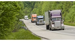 Trucks On Highway