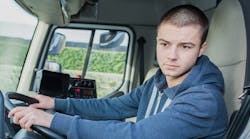 Young Male Truck Driver