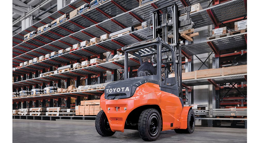 Toyota 80 V Electric Pneumatic Forklift