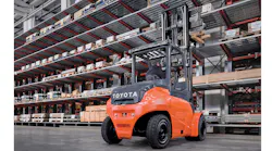 Toyota 80 V Electric Pneumatic Forklift