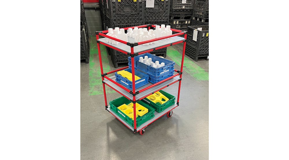 Three-Level Kitting Cart | Material Handling and Logistics