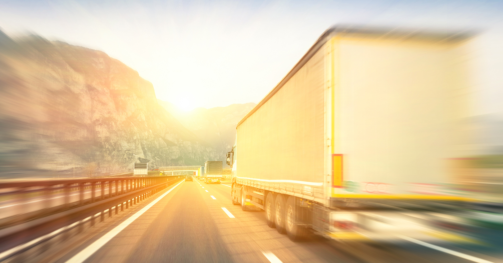 Speeding Truck On Highway 6283093216d61