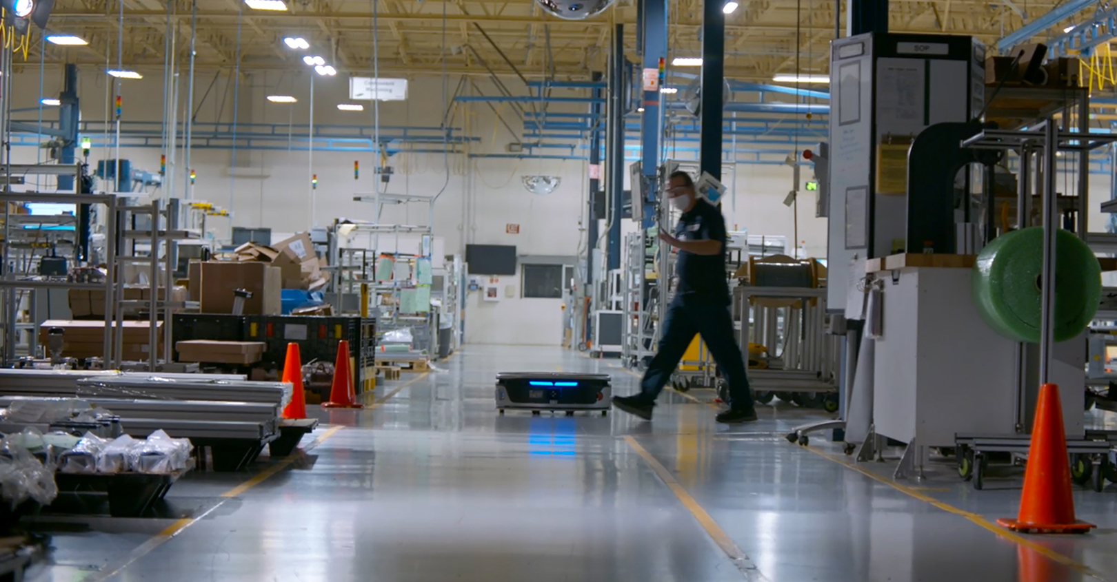 Helping lead the way to greater productivity, autonomous mobile robots (AMRs) play a critical role in not only reducing the strain on human workers and freeing up their time for value-added tasks, but also creating a safer work environment.