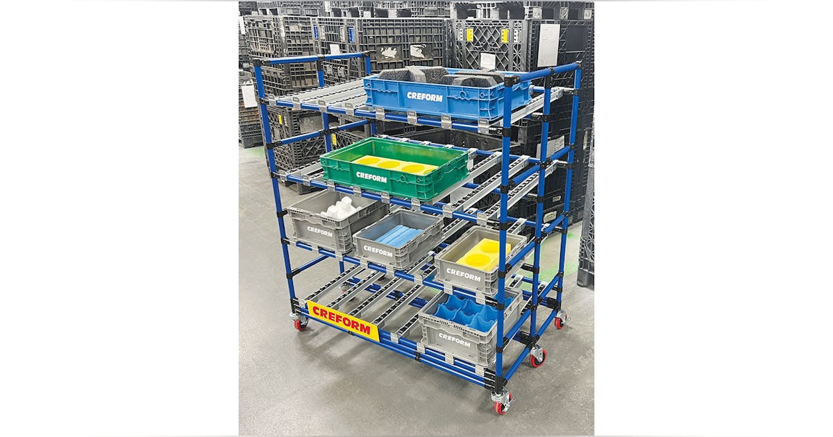 Lineside Mobile Flow Rack | Material Handling and Logistics