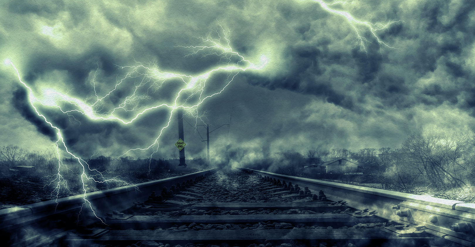 Lightning Over Railroad 63b473531755c