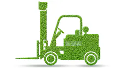 Green Forklift