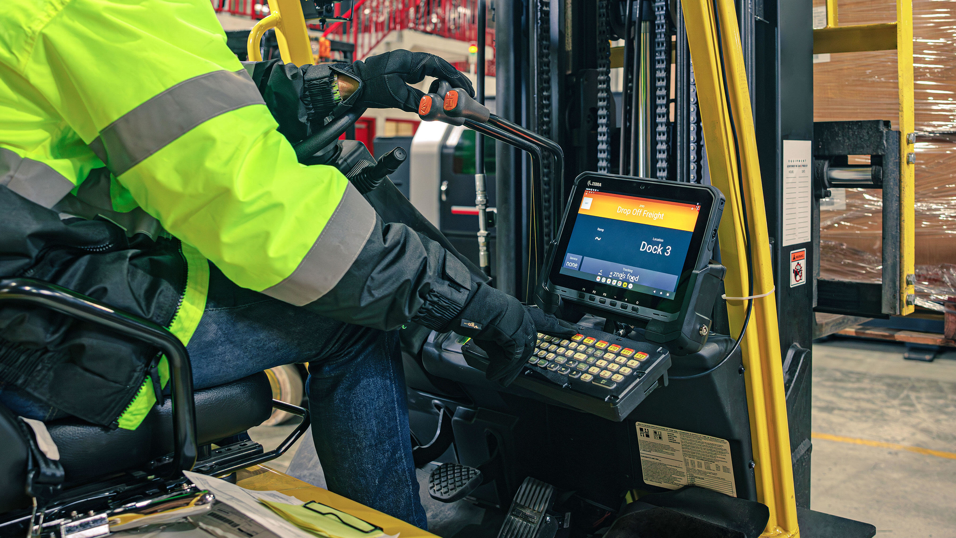 Rugged Android Tablet for Warehouses Material Handling and Logistics