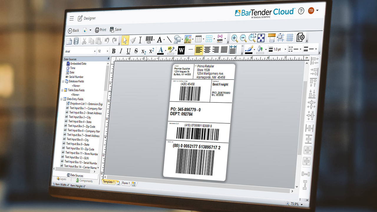 Label Printing in the Cloud Material Handling and Logistics