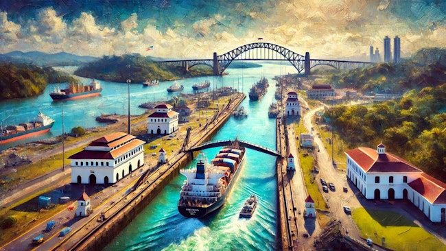 Panama Canal (AI-generated image).