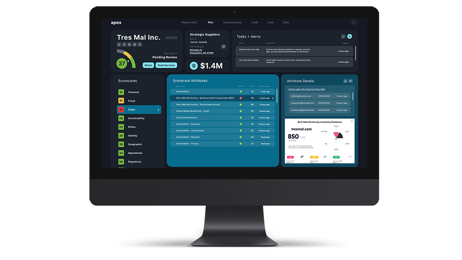 6866a27166b8a8720f7adfa4 Apexanalytix Supplier Risk Management