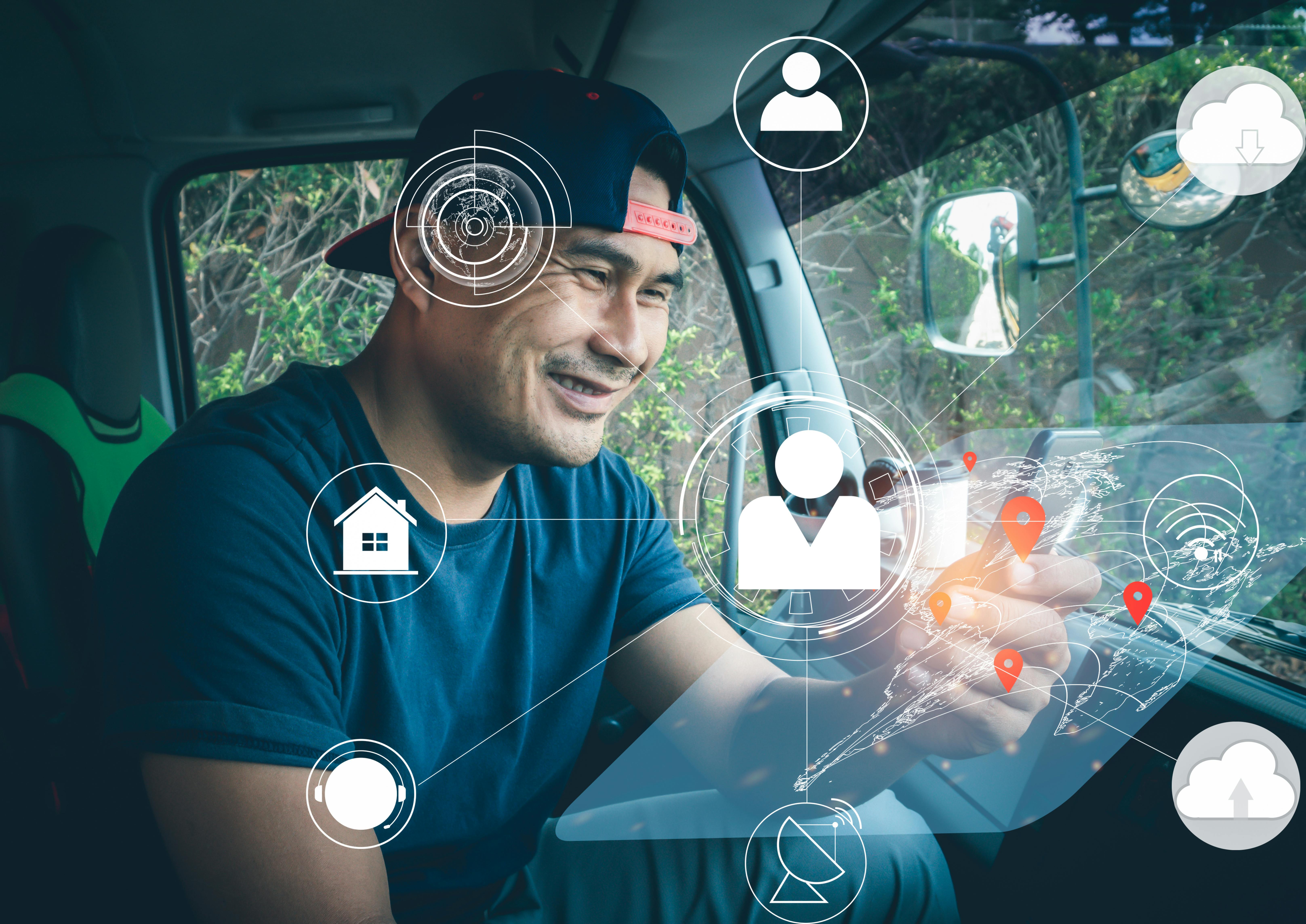 Trucks Drivers Embrace Technology