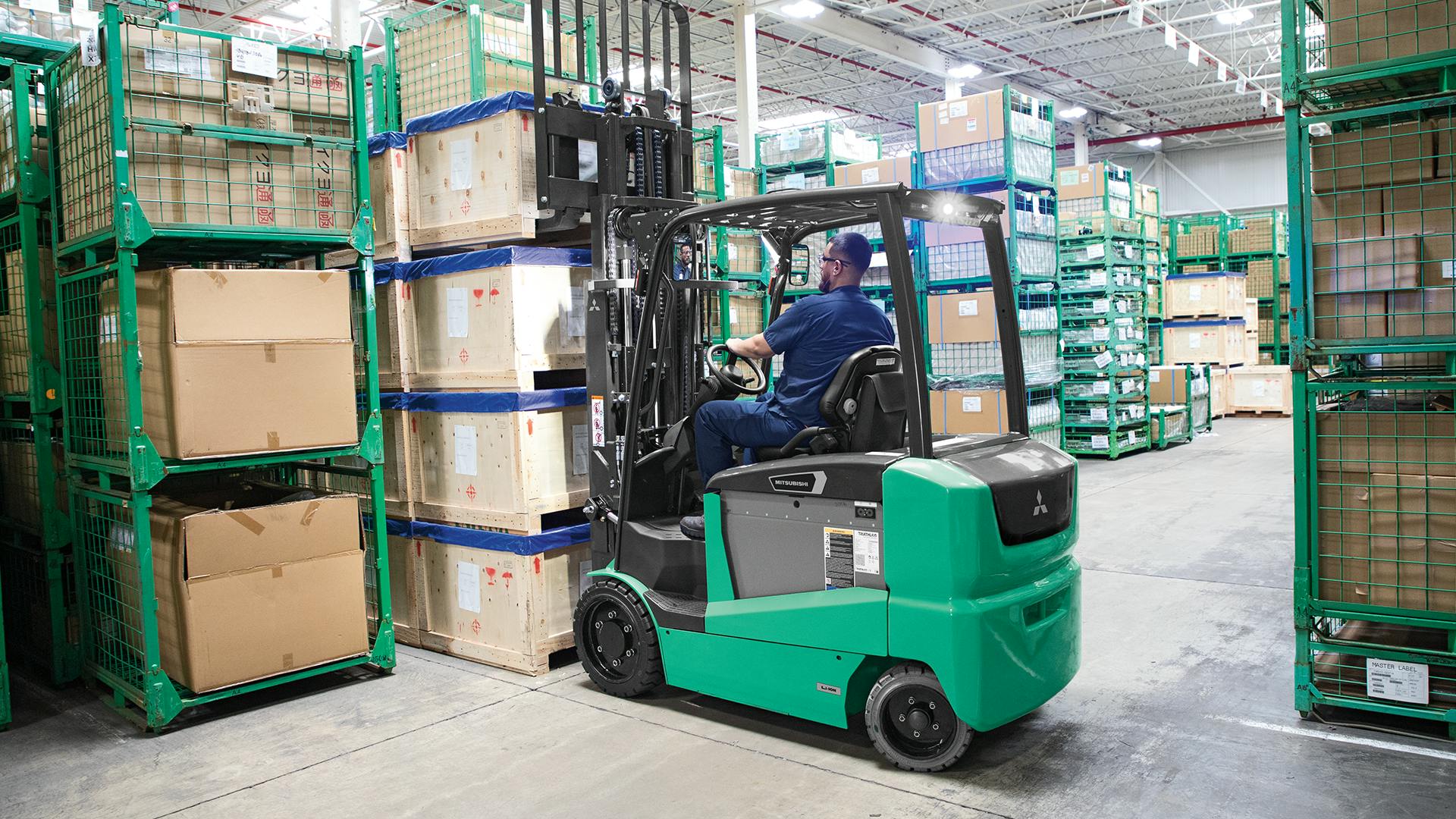 Mitsubishi Logisnext mid-size electric forklift