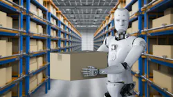 humanoid robot in warehouse humanoid robot in warehouse