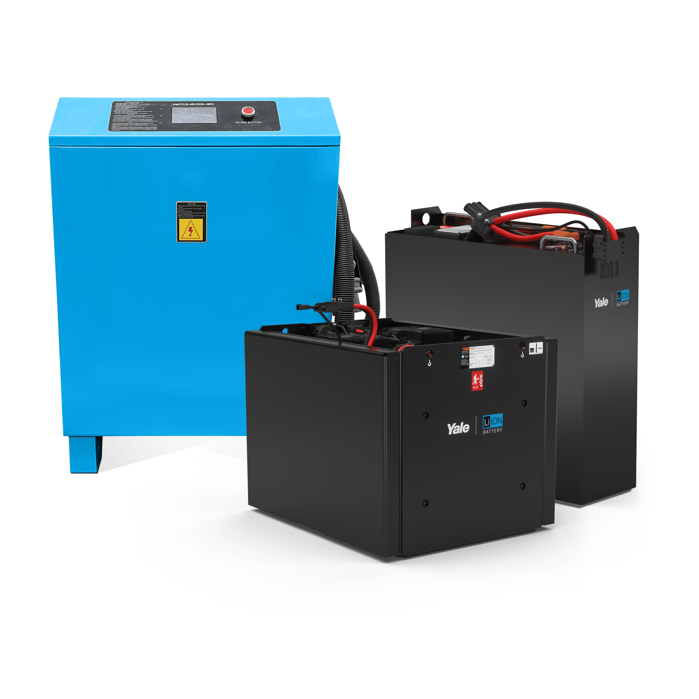 Yale battery chargers trio