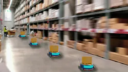 AMRs in warehouse